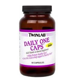 Daily One Caps Without Iron, 60 caps TwinLab